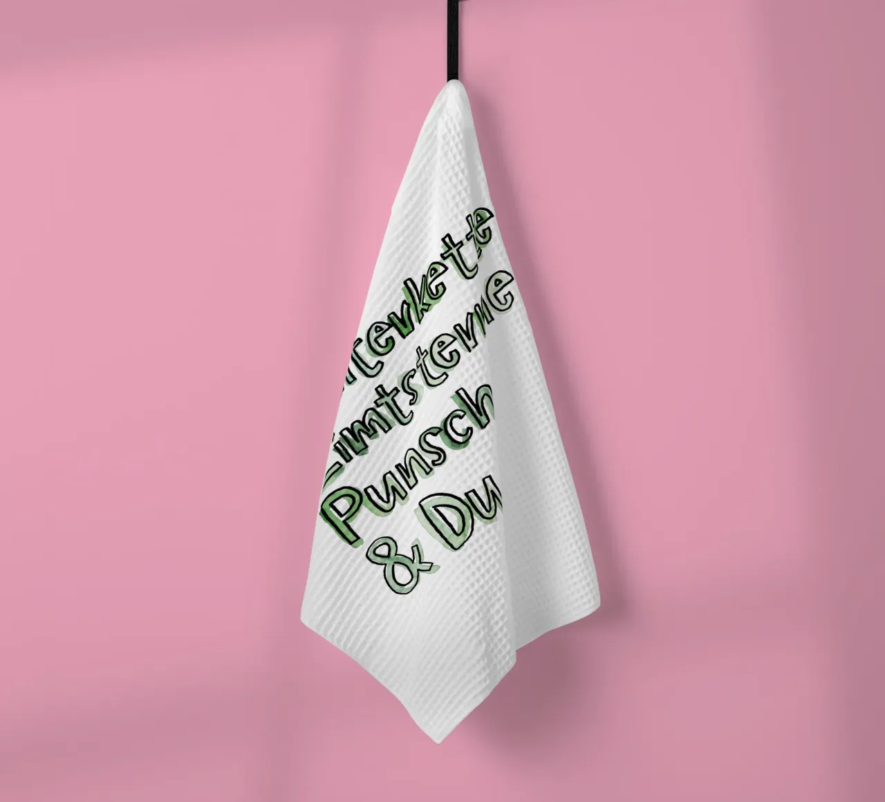 Lichterkette & Du canovaccio da cucina da Brushmeetspaper