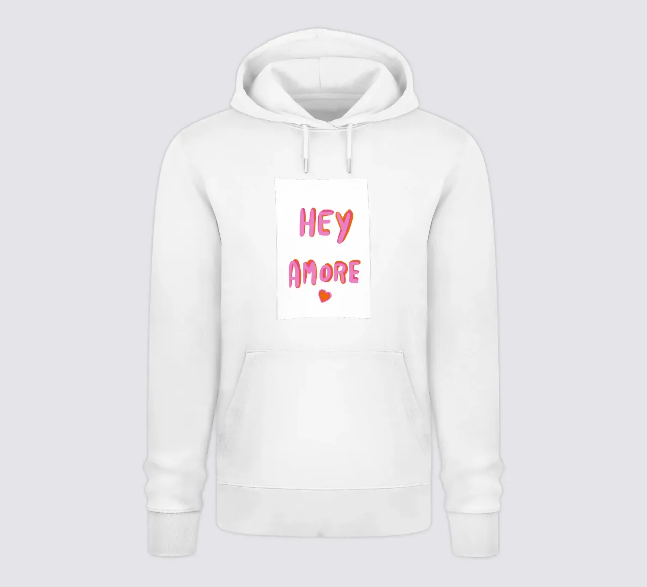 Ehi Amore Pop felpa con cappuccio da Carinaprint