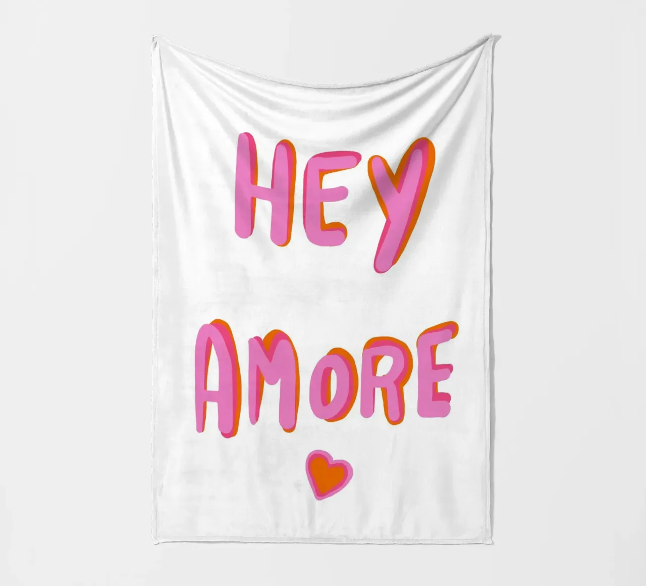 Ehi Amore Pop coperta in pile da Carinaprint