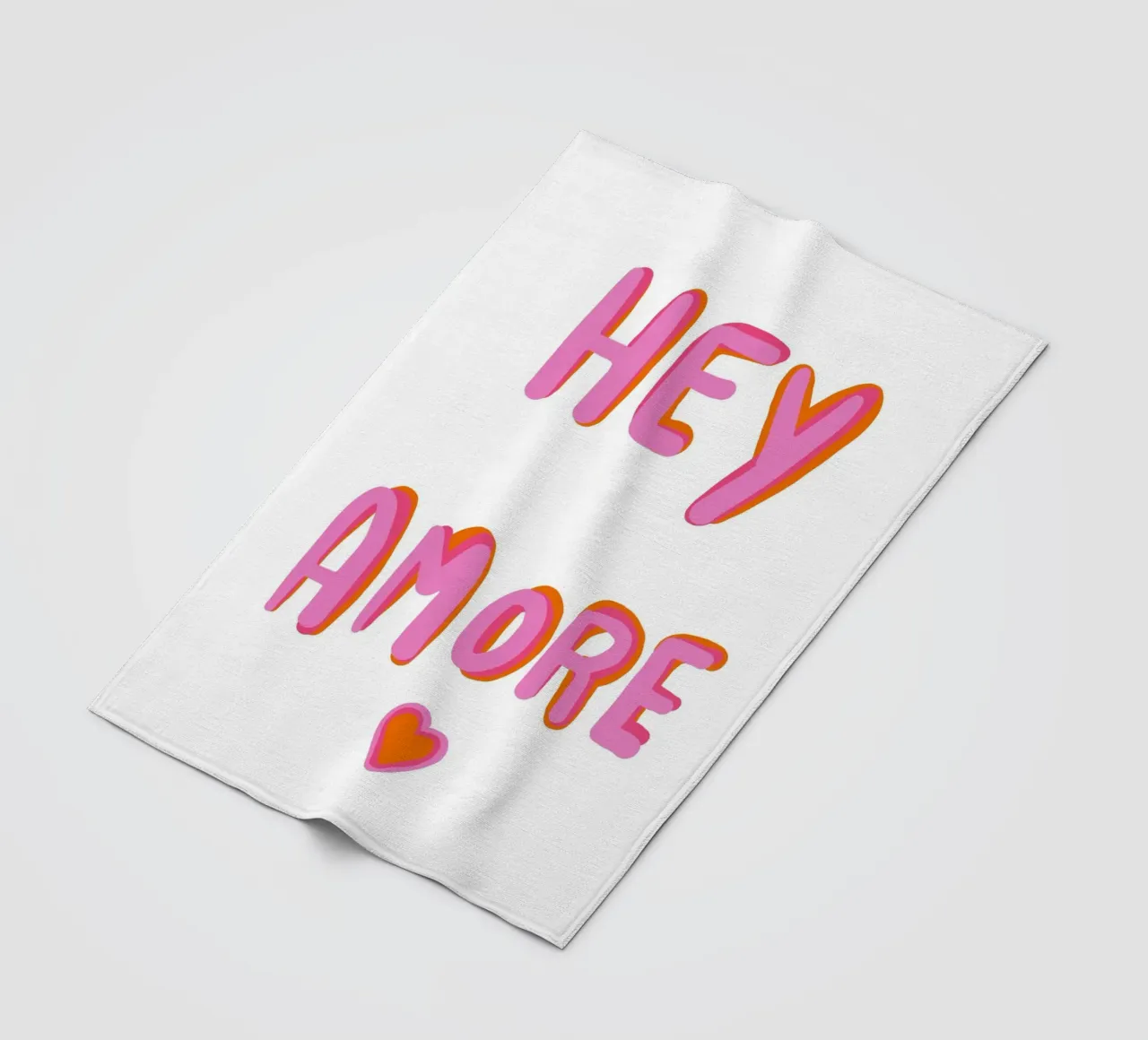 Ehi Amore Pop coperta in pile da Carinaprint