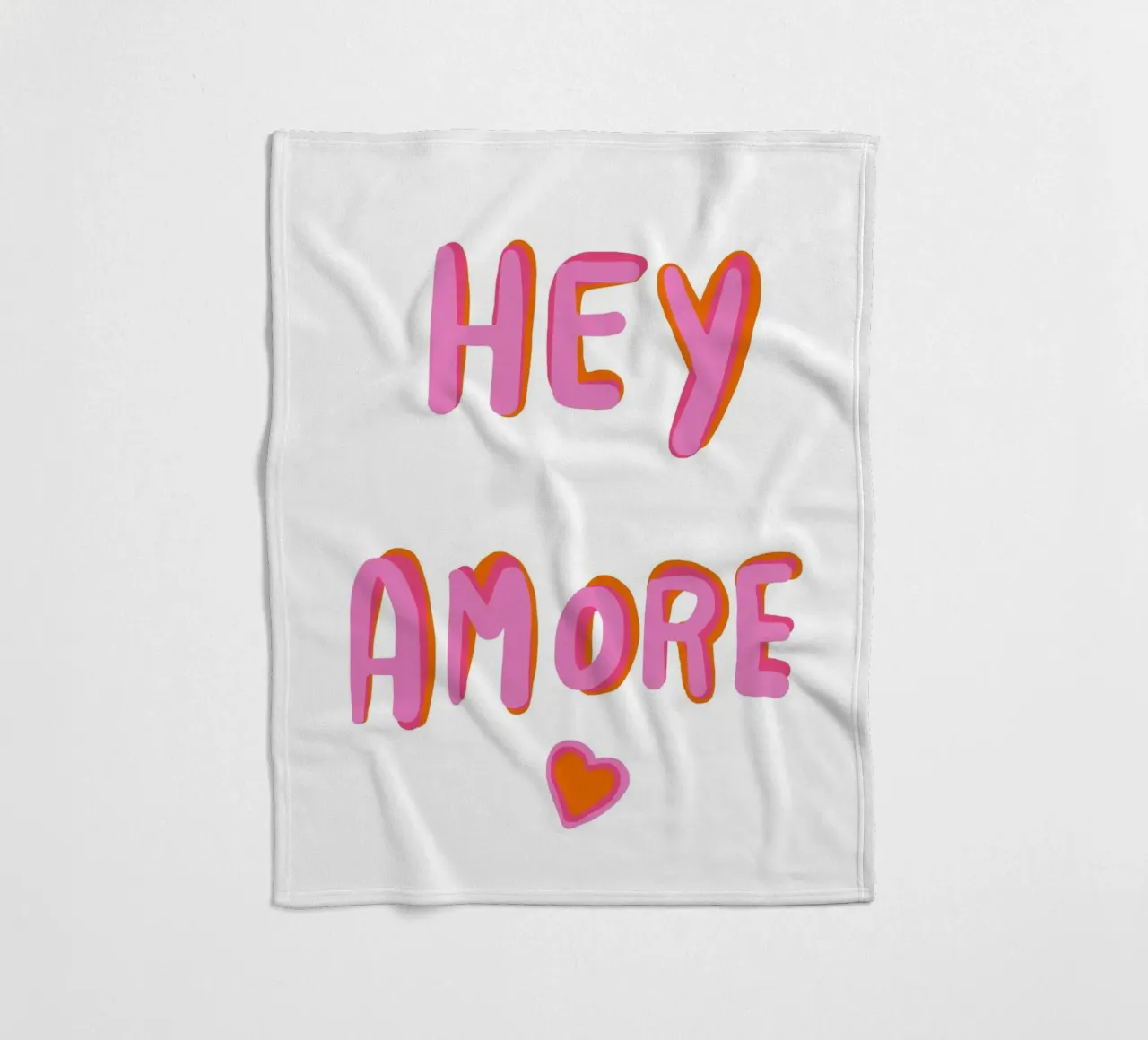 Ehi Amore Pop coperta in pile da Carinaprint