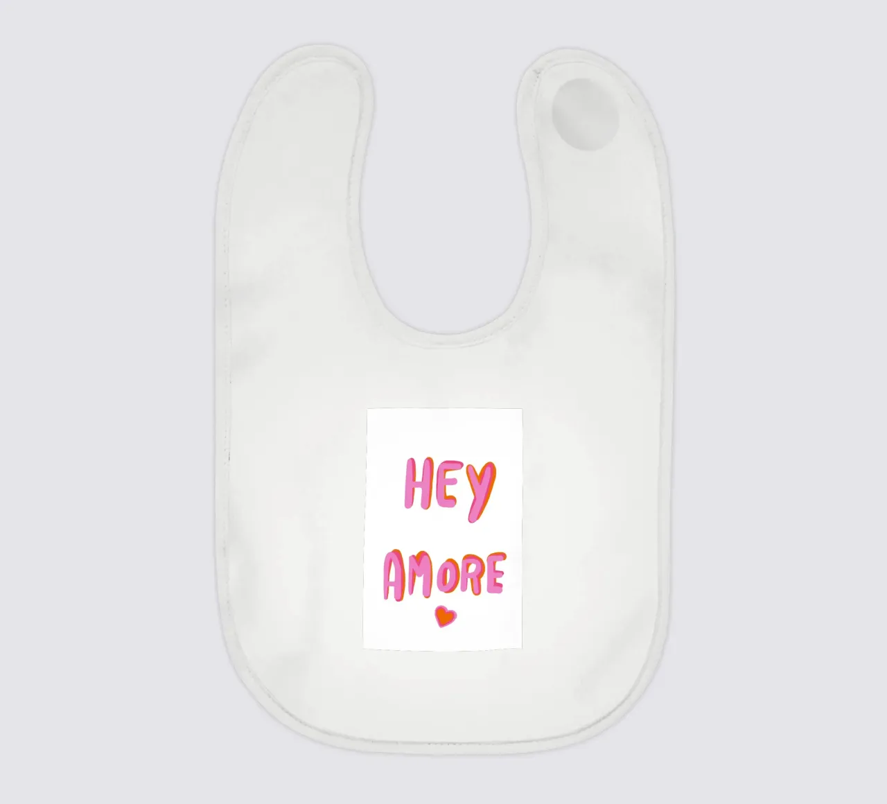 Ehi Amore Pop bavaglino da Carinaprint