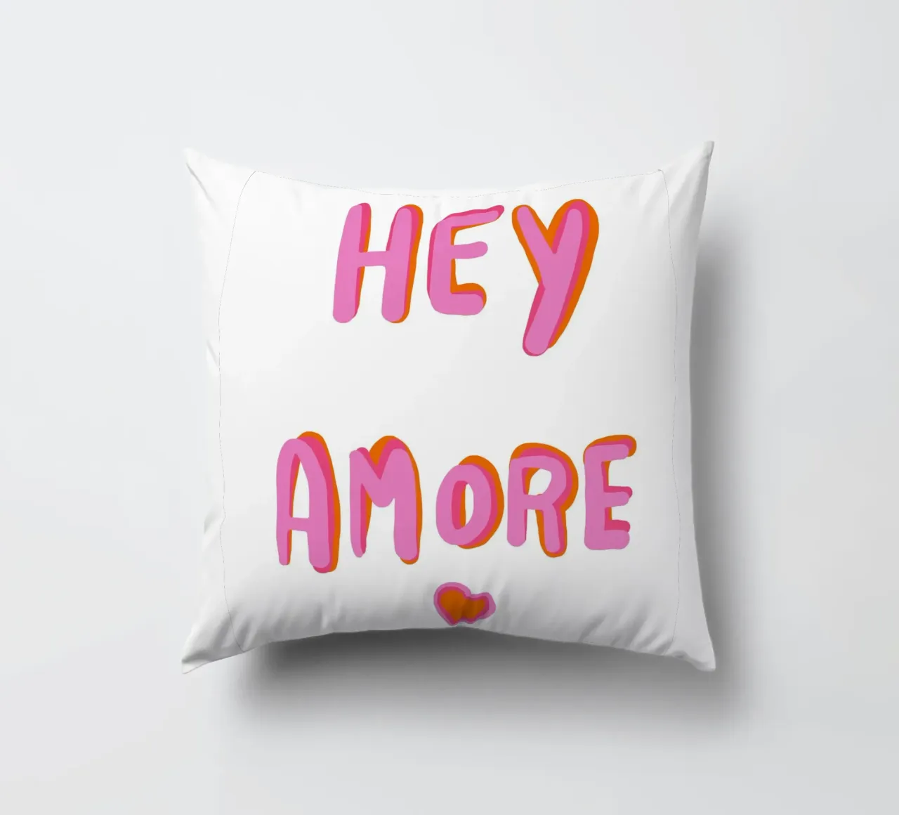 Ehi Amore Pop cuscino da Carinaprint