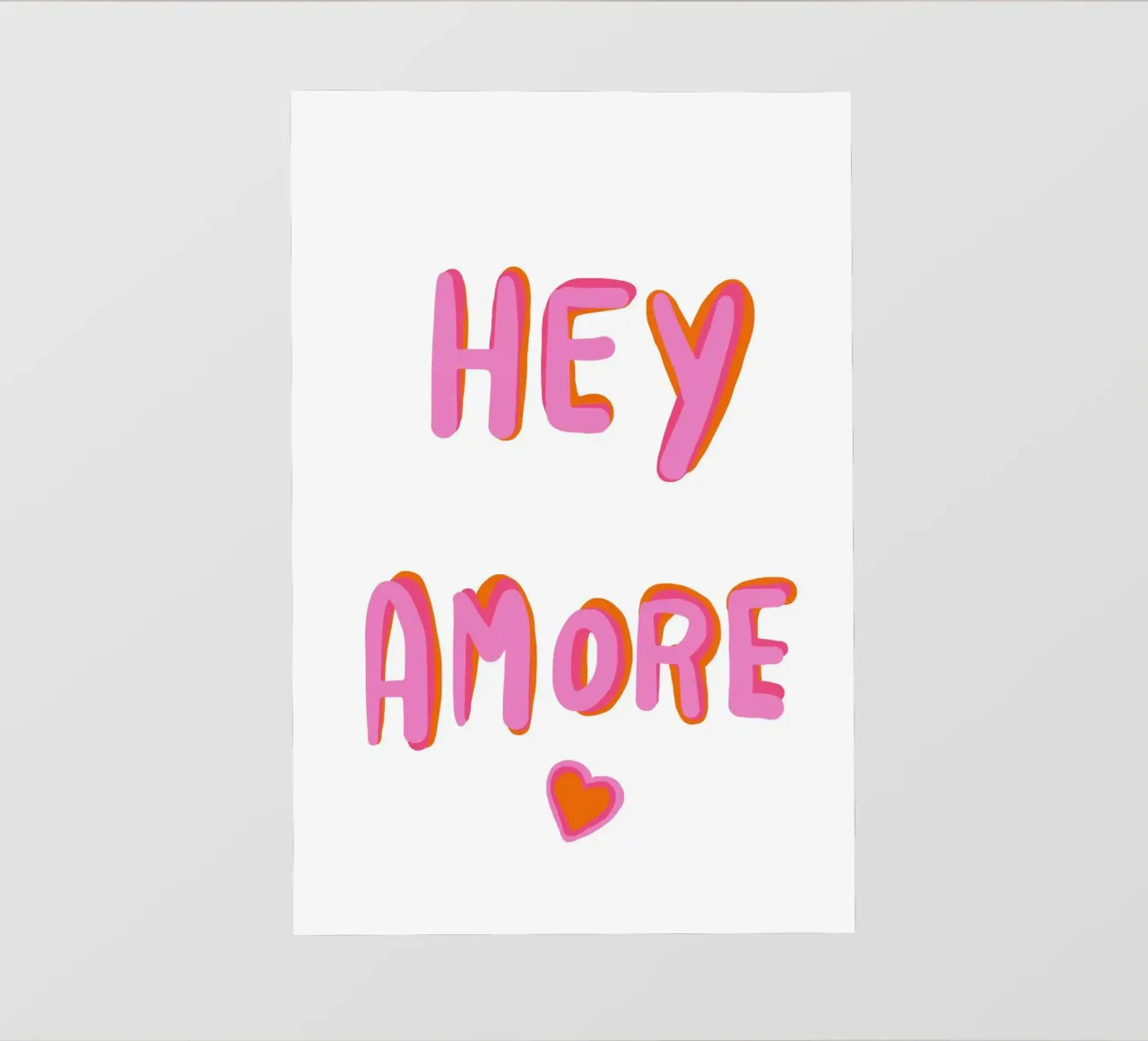 Ehi Amore Pop pellicola backlit da Carinaprint