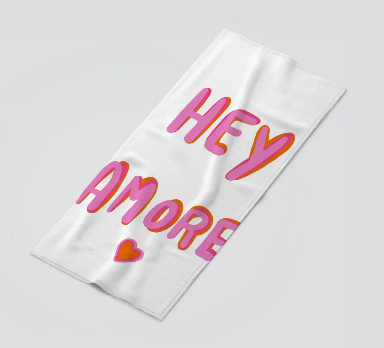 Ehi Amore Pop telo mare da Carinaprint