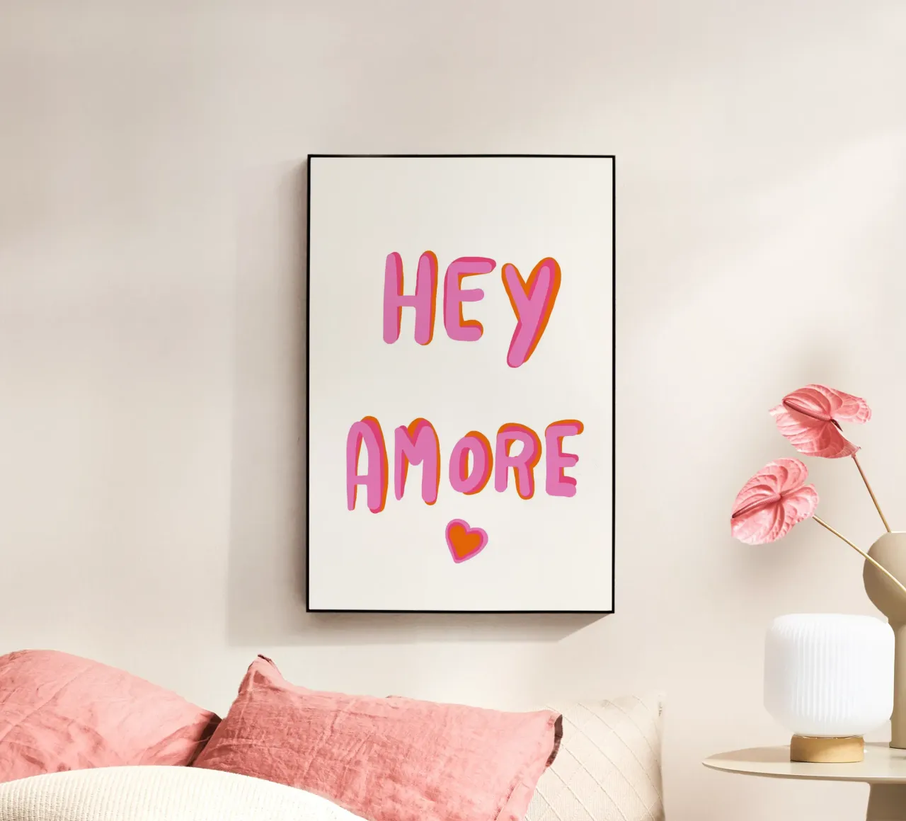 Ehi Amore Pop plexiglass da Carinaprint