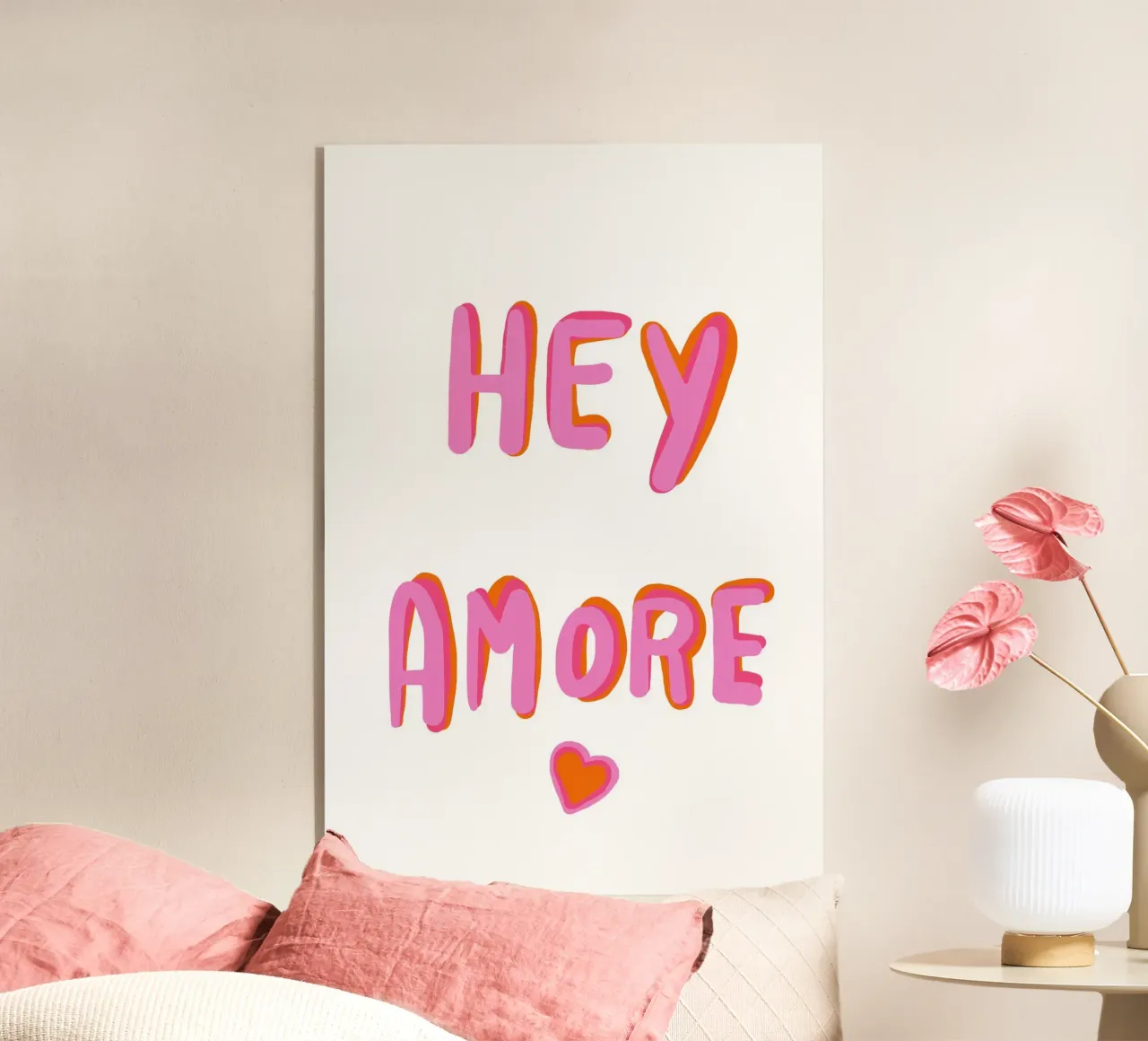 Ehi Amore Pop plexiglass da Carinaprint