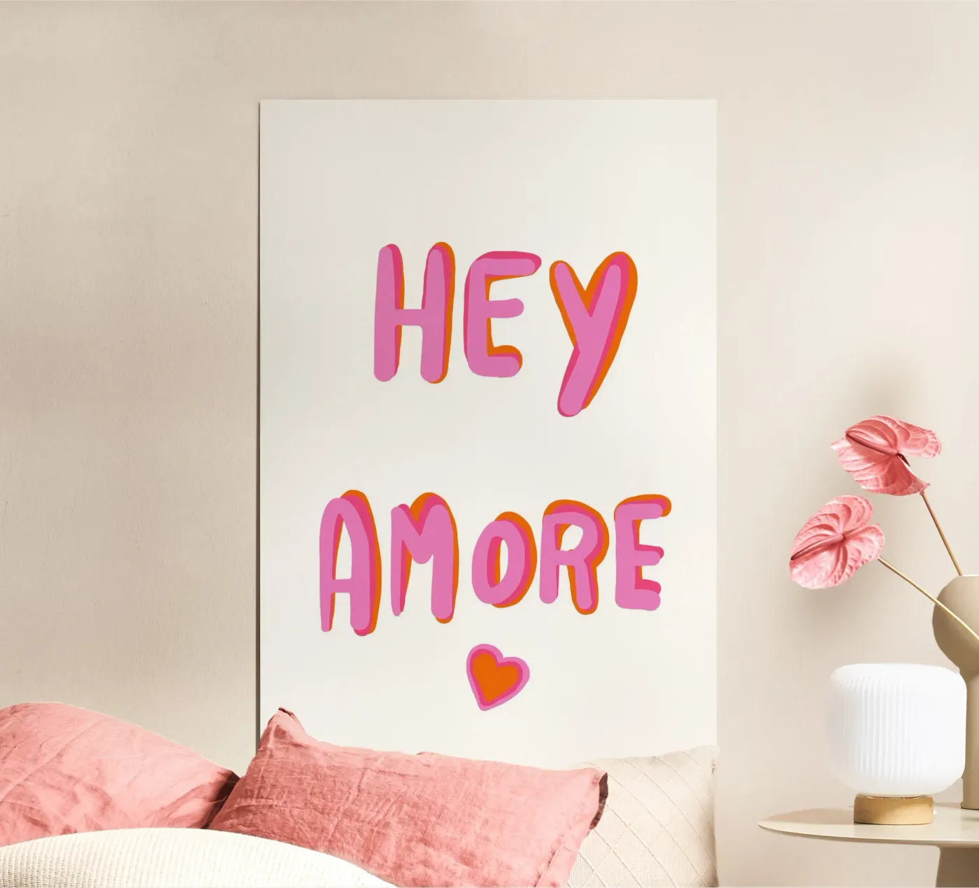 Ehi Amore Pop poster da Carinaprint