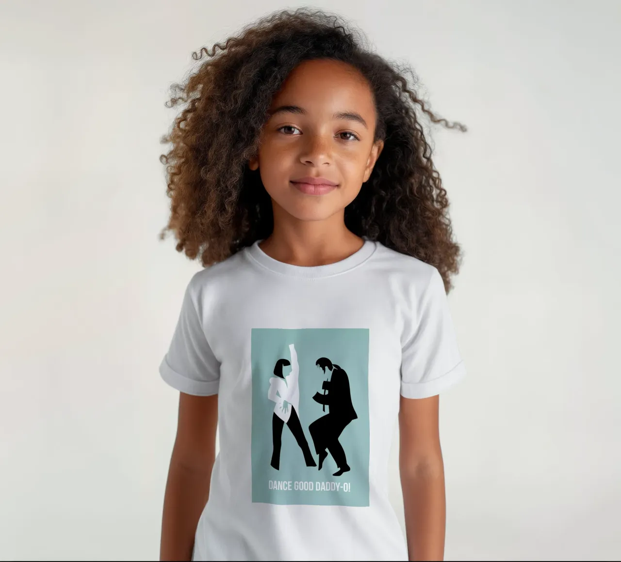 Dance Good Poster 1 kids t-shirt by Naxart