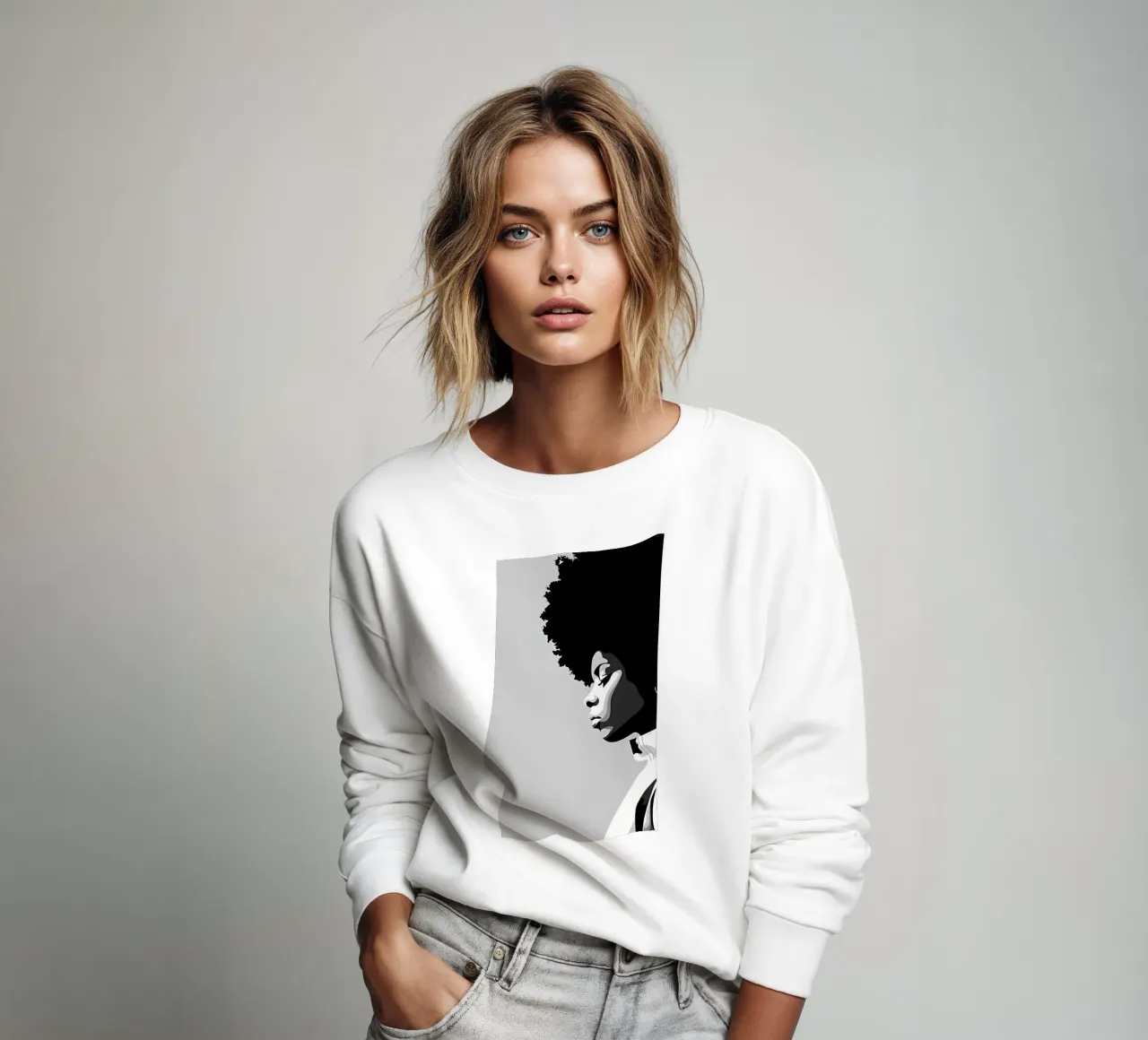 Minimalist Art Poster 559 sweatshirt by ahmiaLodri