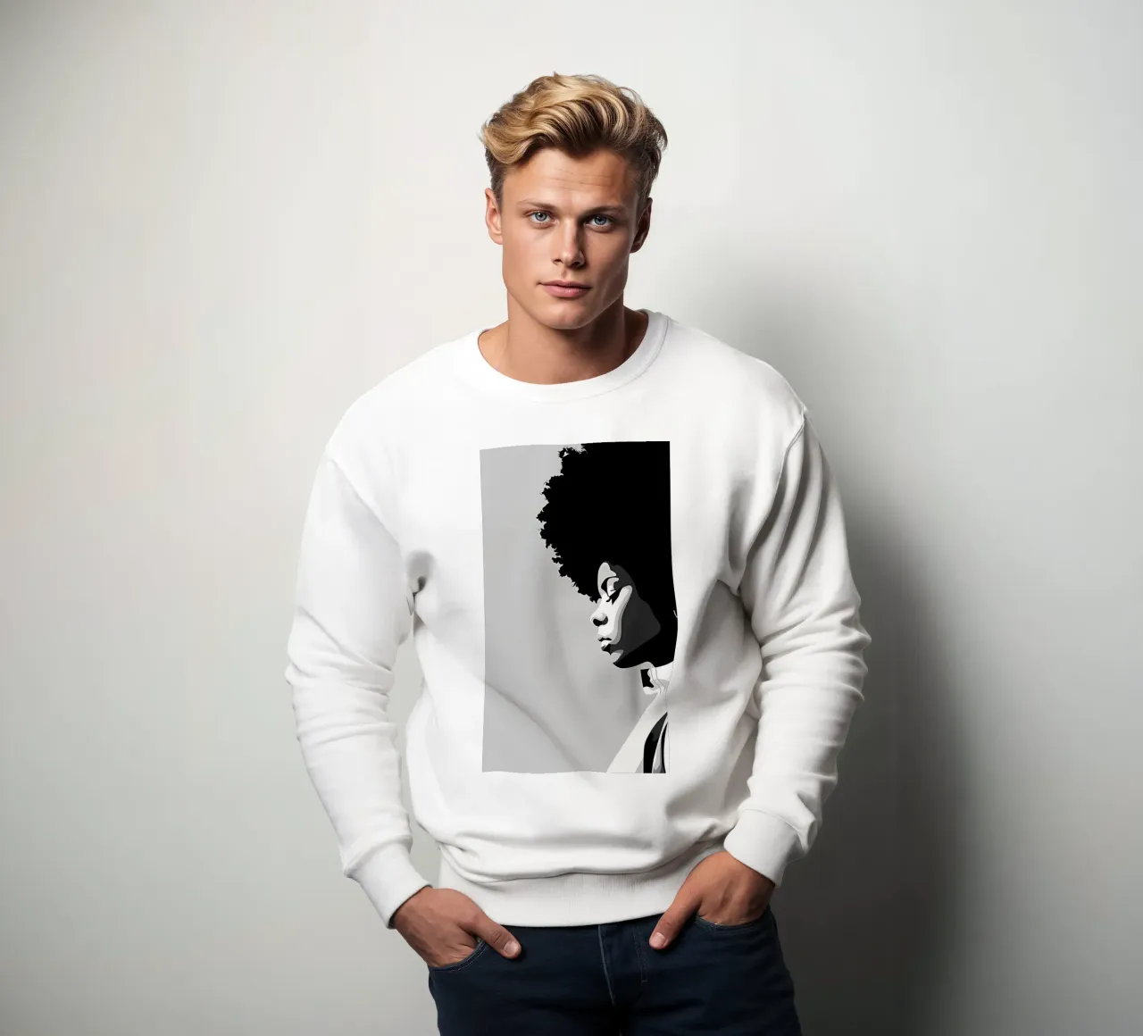 Minimalist Art Poster 559 sweatshirt by ahmiaLodri