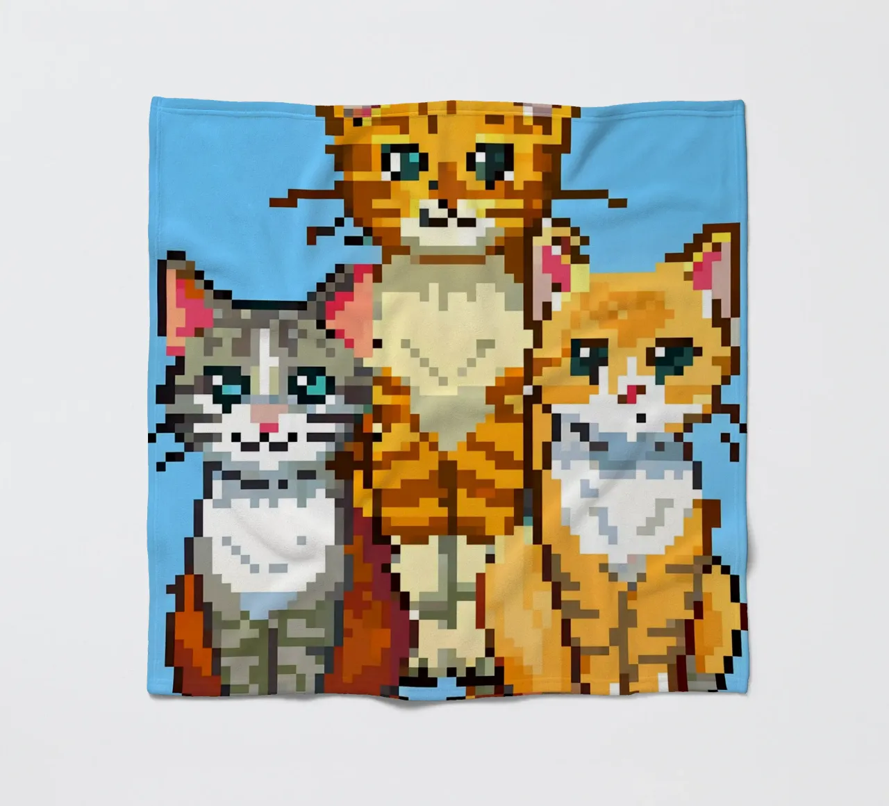 Tre gatti carini coperta in pile da DOG AND CAT