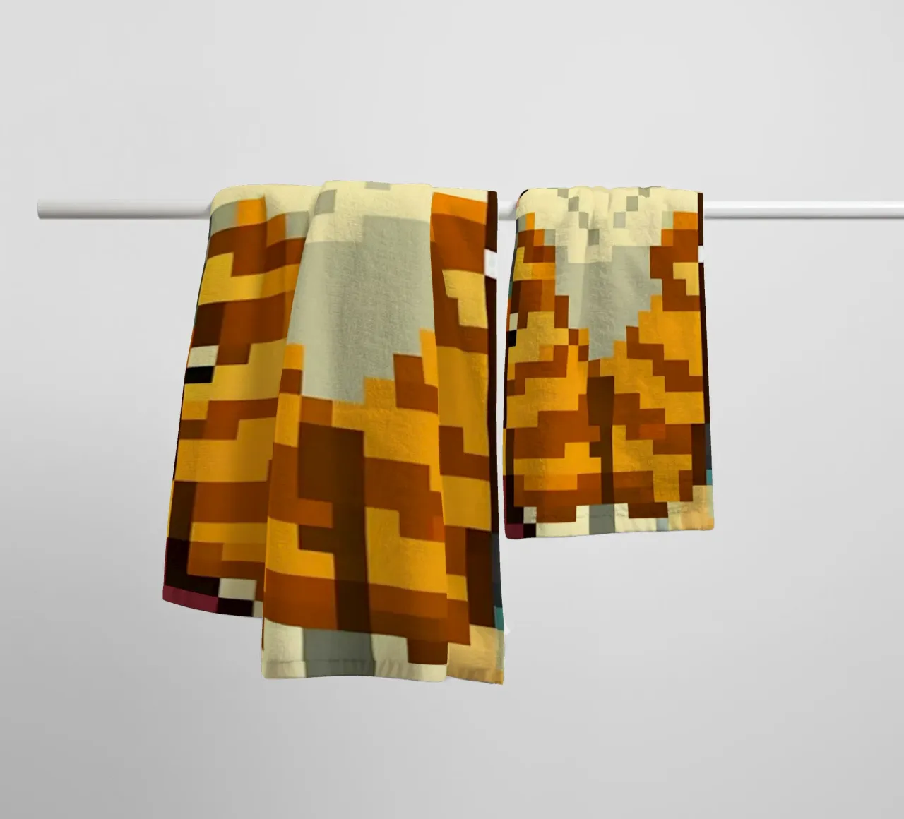 Three Cute Cats towel by DOG AND CAT