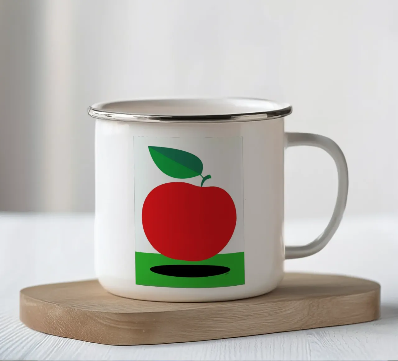 Apple 1 tazza in smalto da Pietari Posti