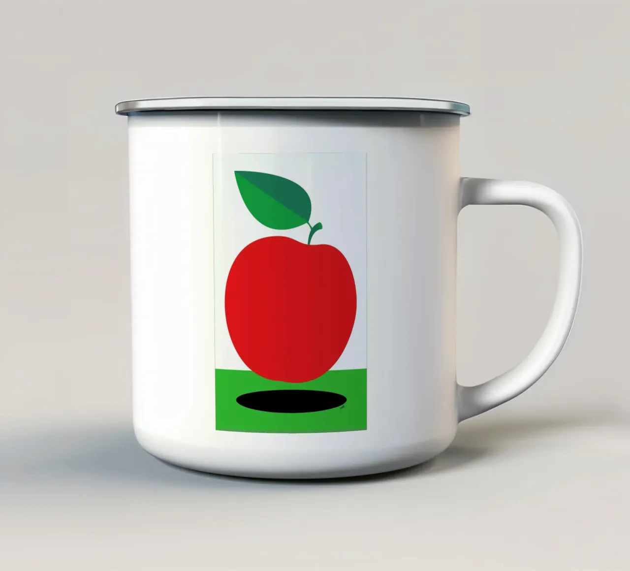 Apple 1 tazza in smalto da Pietari Posti