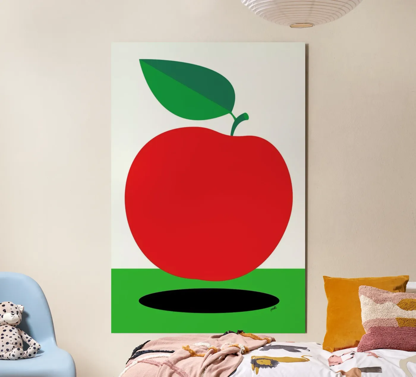 Apple 1 alluminio dibond da Pietari Posti