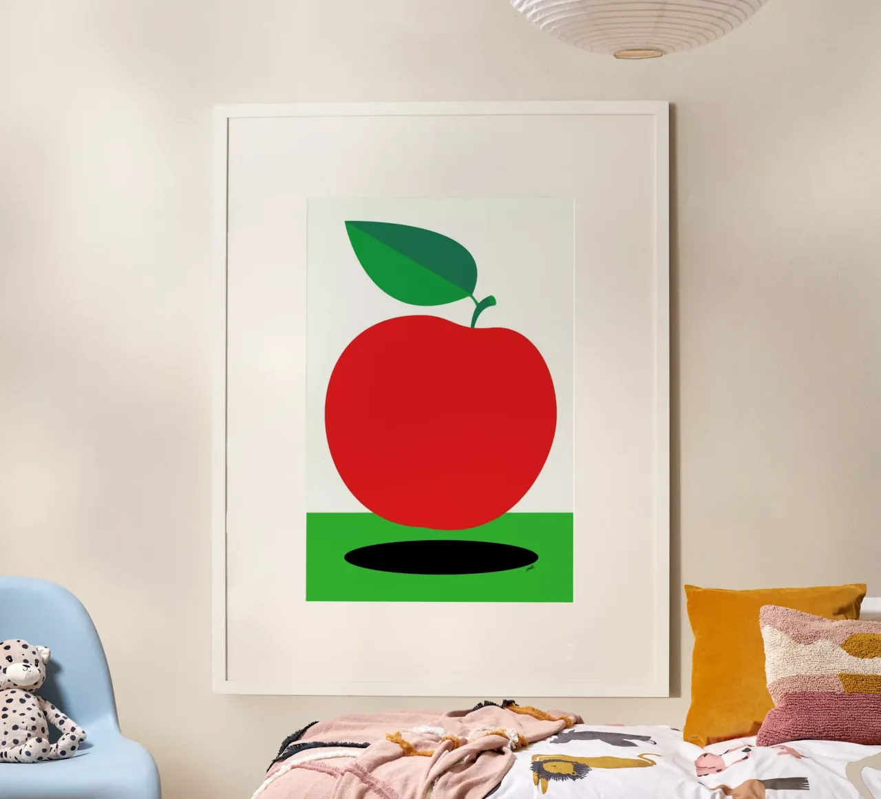 Apple 1 poster con telaio in plastica da Pietari Posti