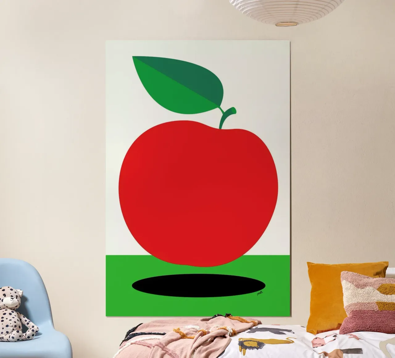 Apple 1 poster con telaio in plastica da Pietari Posti