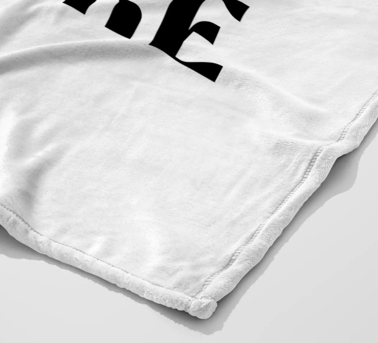 Ehi Amore B&N coperta in pile da Carinaprint