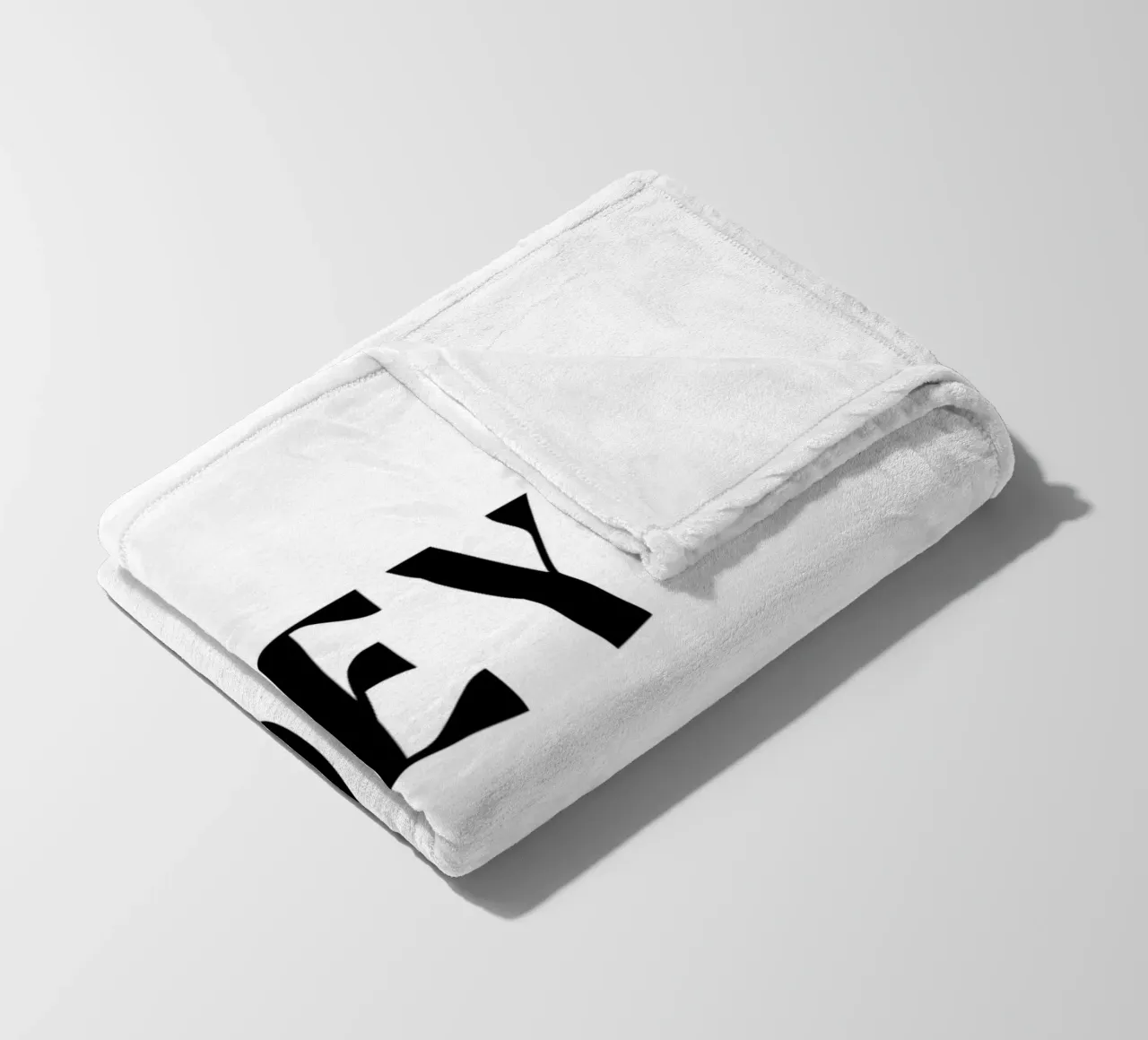 Ehi Amore B&N coperta in pile da Carinaprint