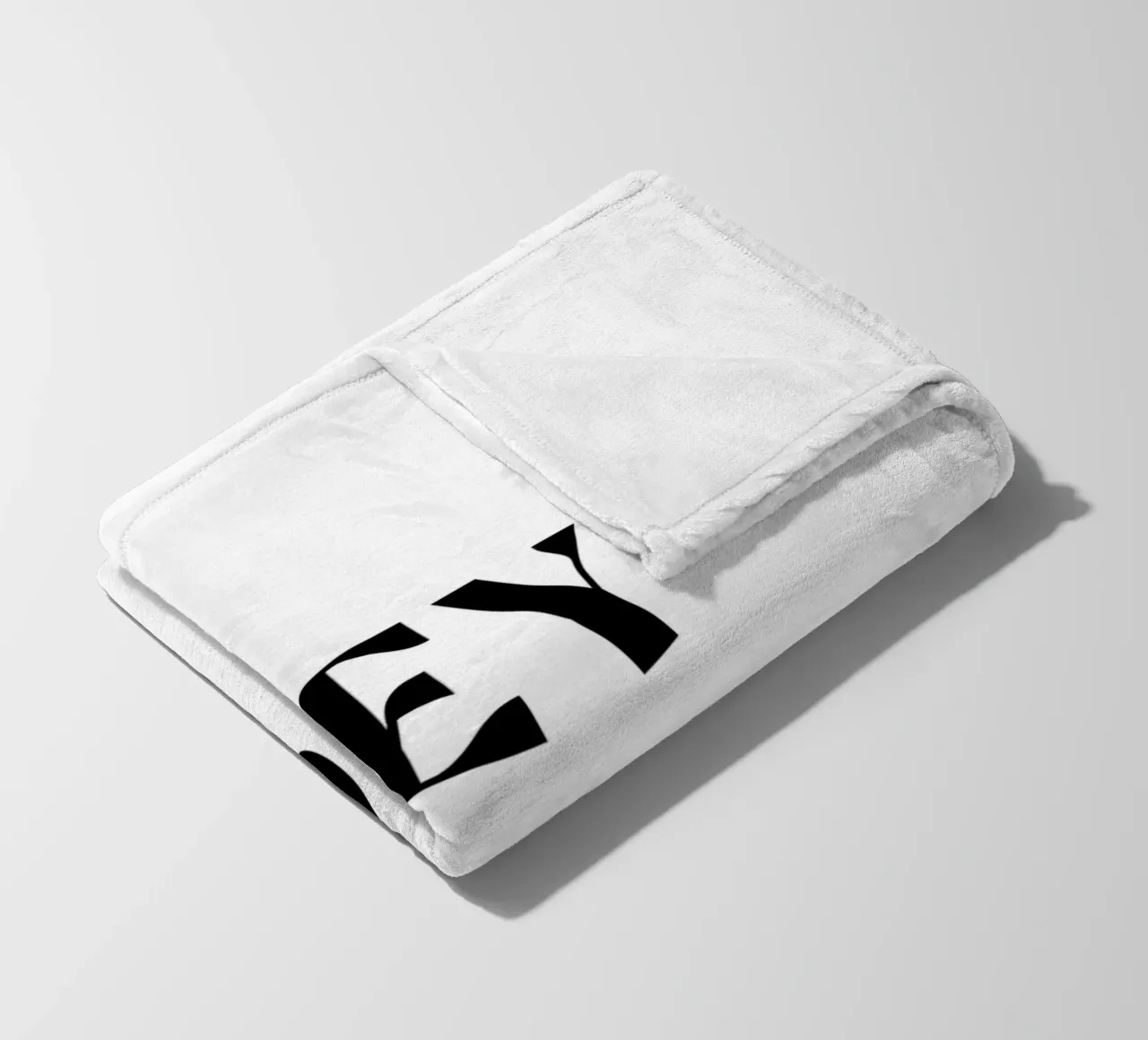 Ehi Amore B&N coperta in pile da Carinaprint