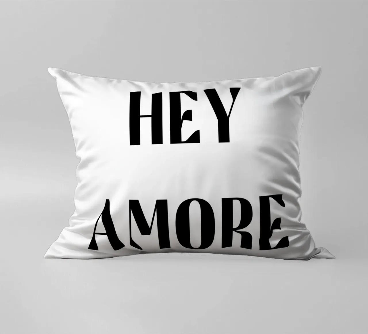 Ehi Amore B&N cuscino da Carinaprint