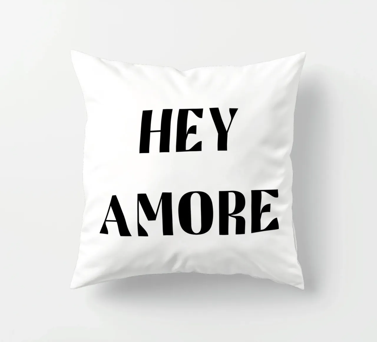 Ehi Amore B&N cuscino da Carinaprint