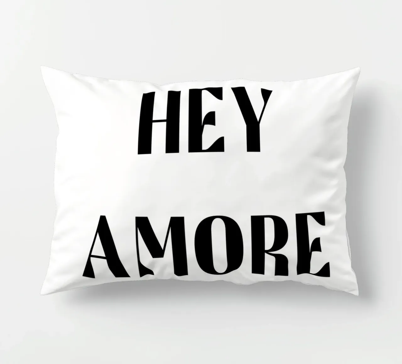 Ehi Amore B&N cuscino da Carinaprint