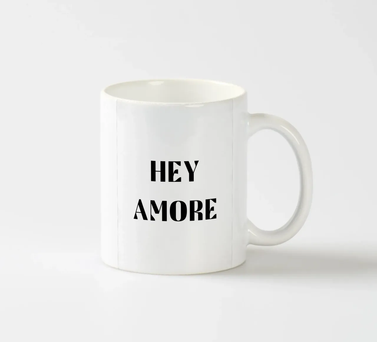 Ehi Amore B&N tazza in ceramica da Carinaprint