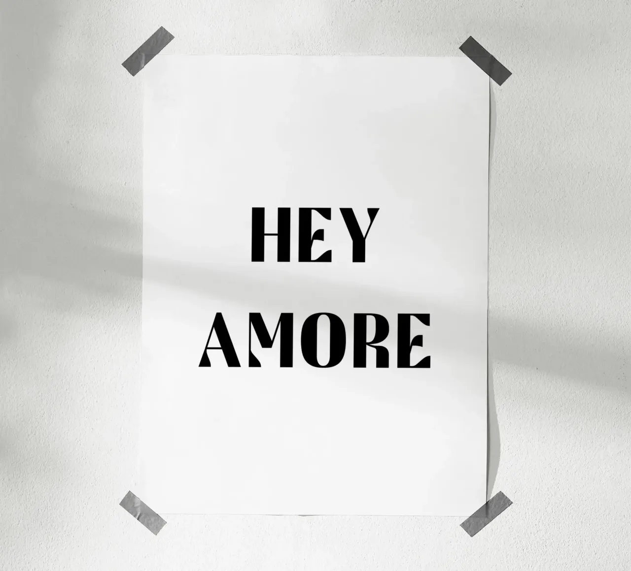 Ehi Amore B&N carta hahnemühle da Carinaprint