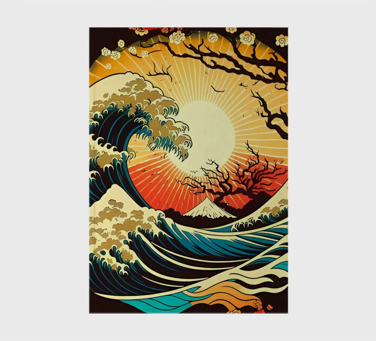 Minimalist Art Poster 569 notebook by ahmiaLodri