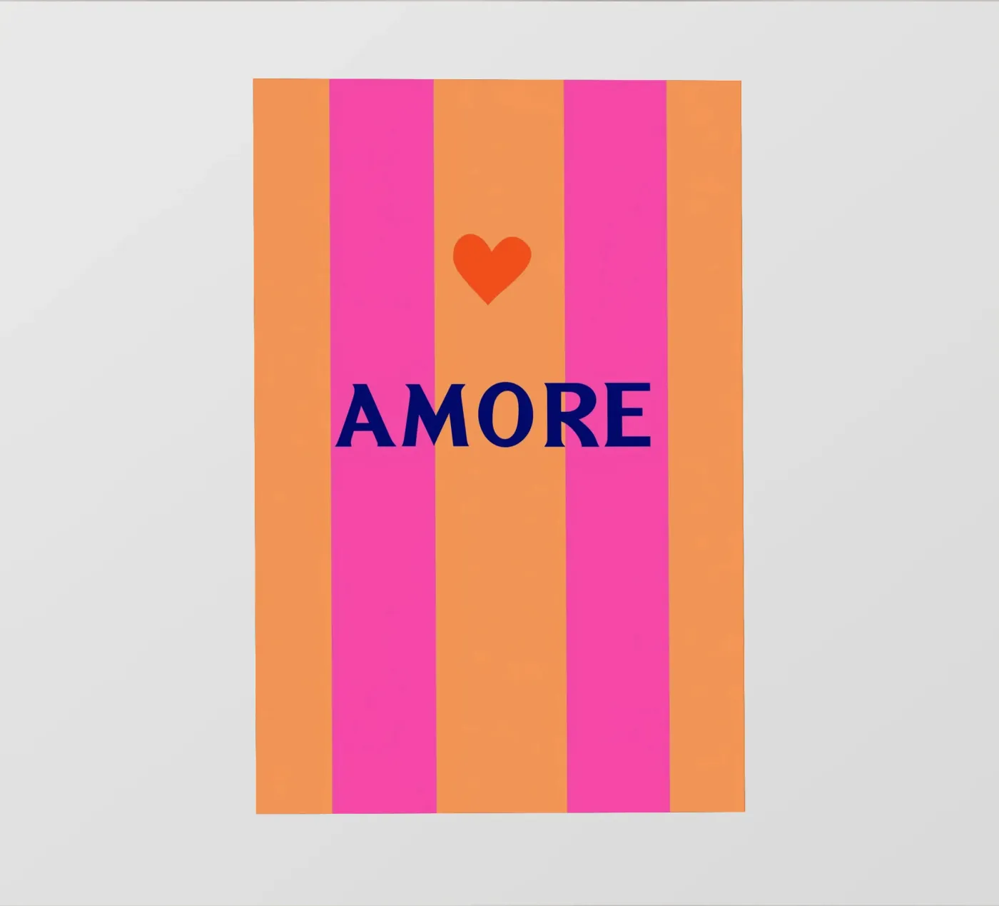 Amore strisce chic pellicola backlit da Carinaprint