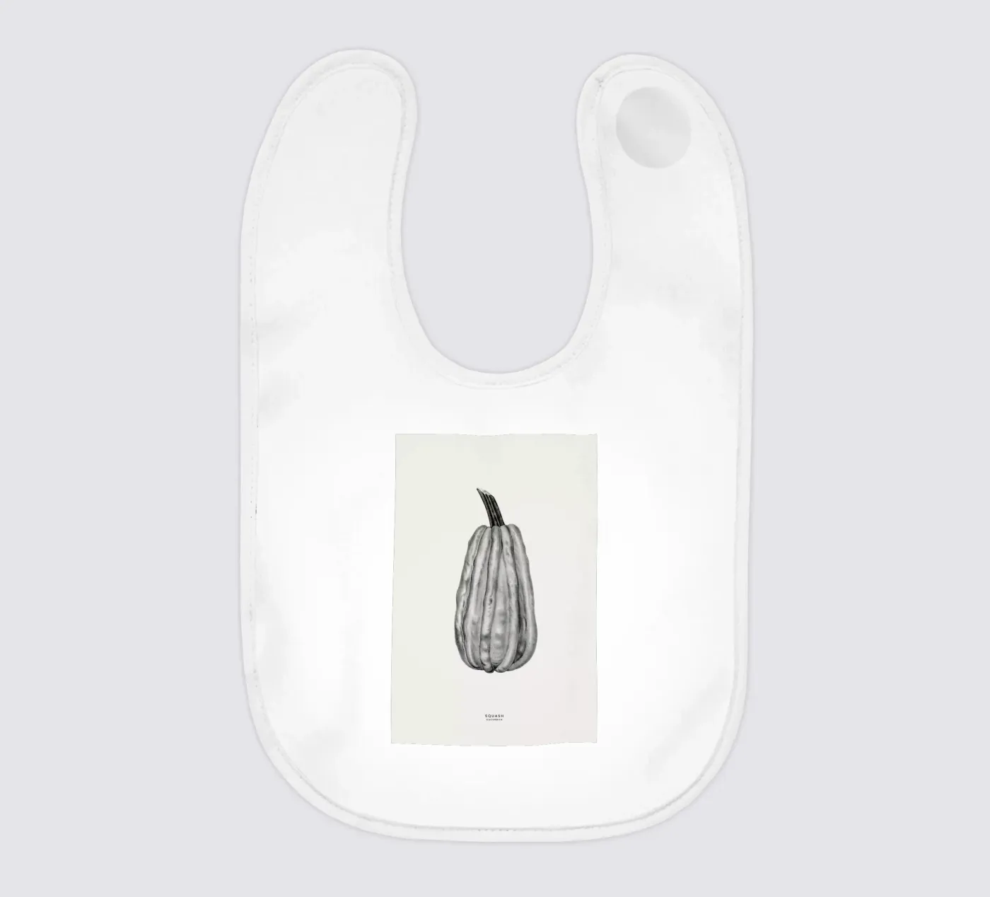 Squash baby bib by Flora & Fauna