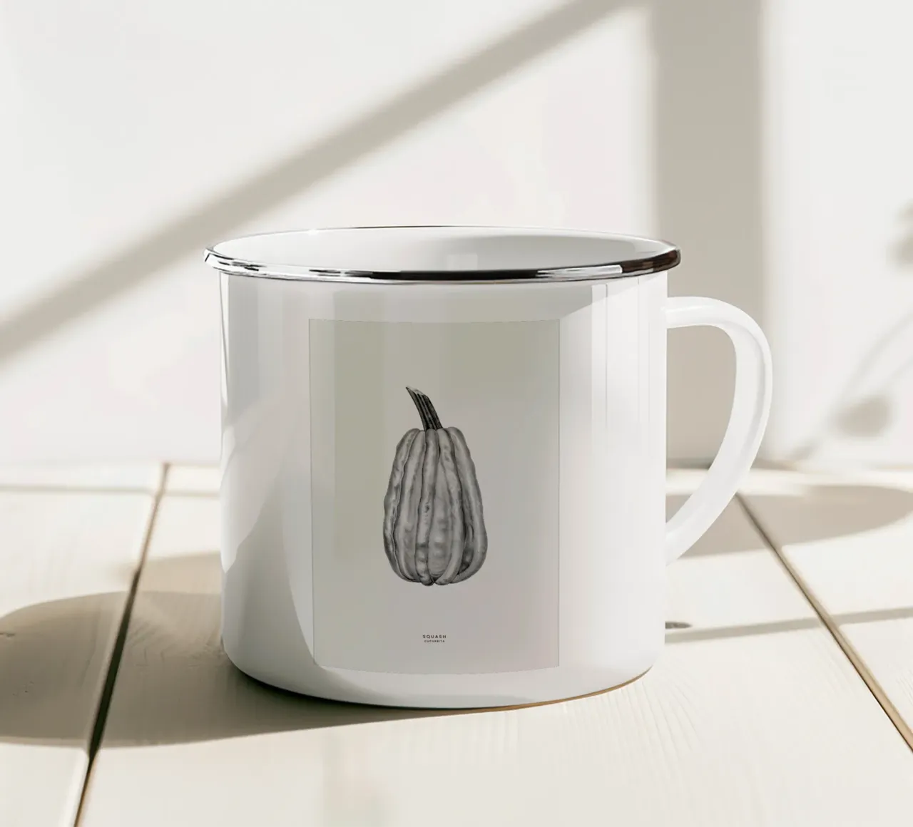 Squash tazza in smalto da Flora & Fauna