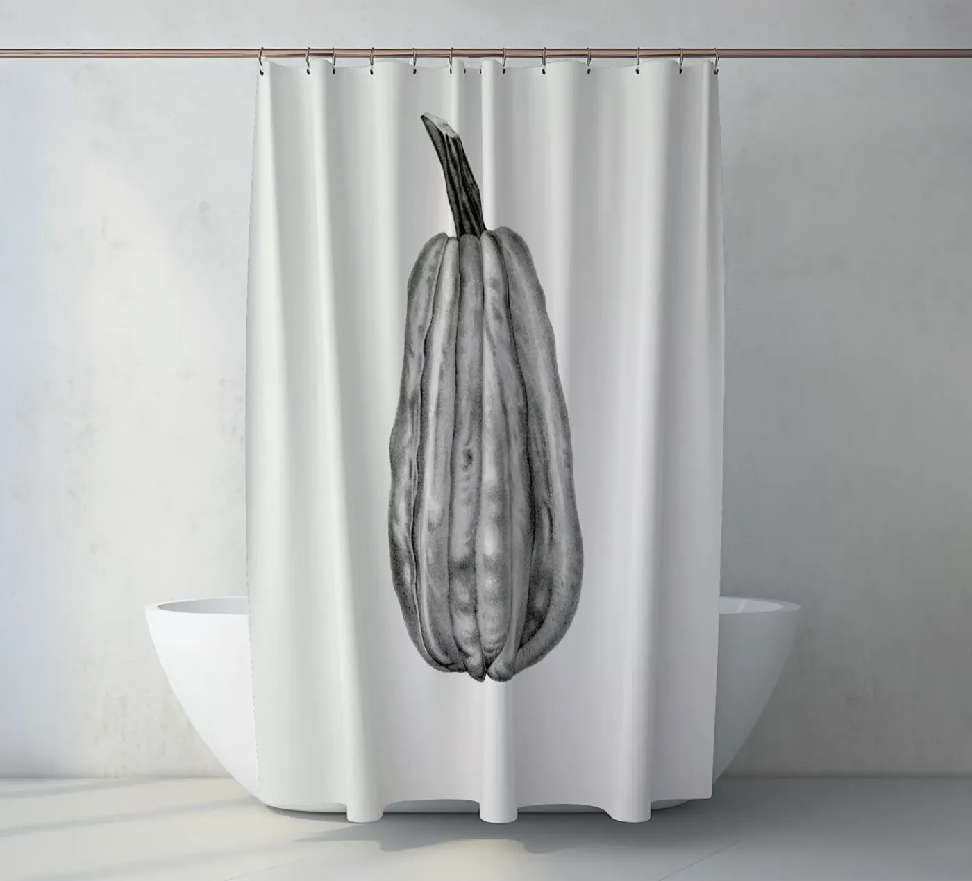 Squash douchegordijn van Flora & Fauna