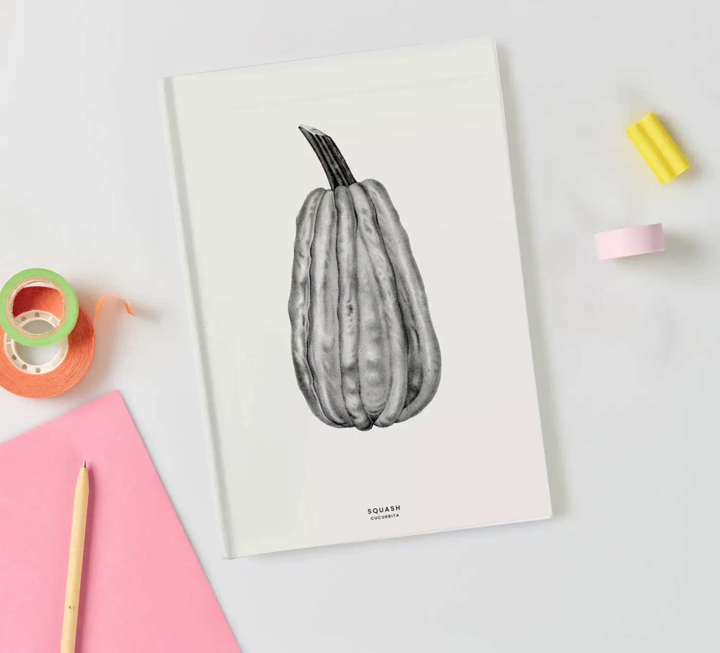 Squash notebook by Flora & Fauna