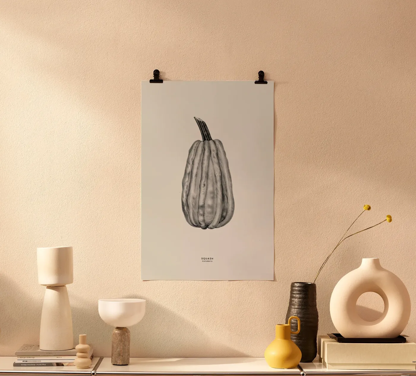 Squash poster van Flora & Fauna