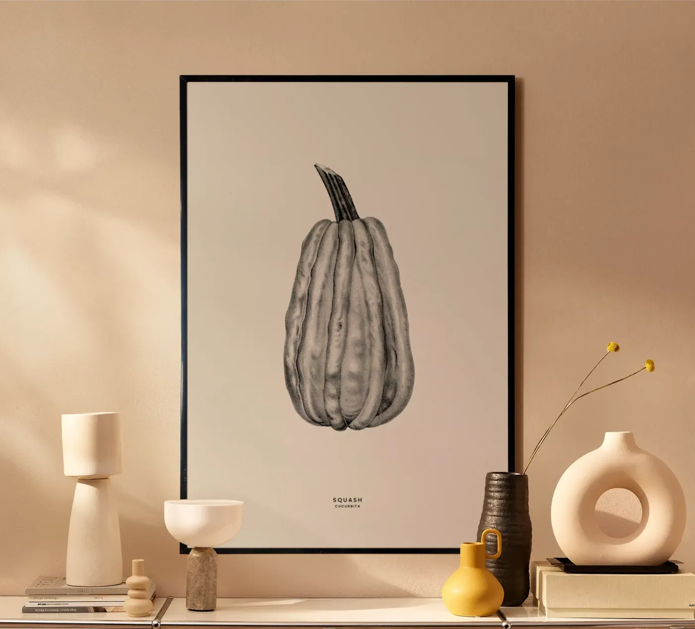 Squash poster van Flora & Fauna
