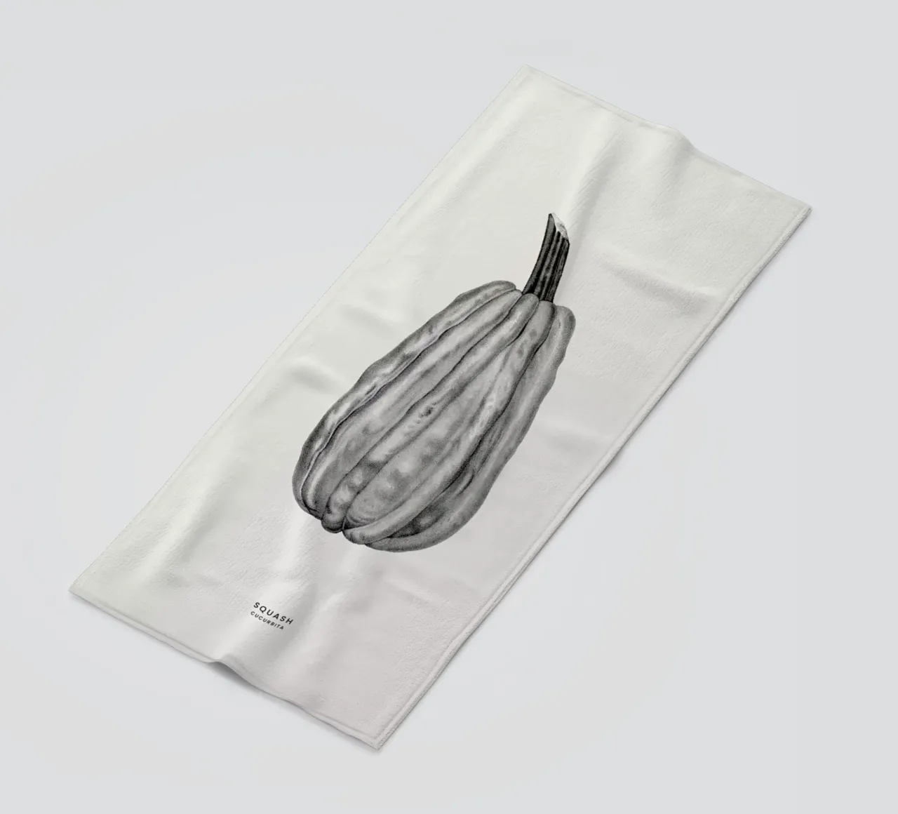 Squash beach towel by Flora & Fauna