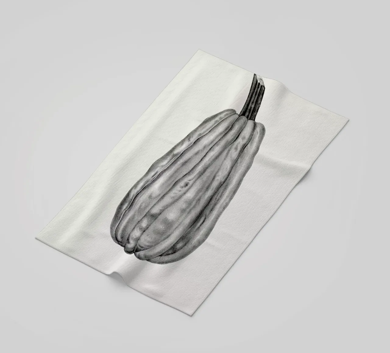 Squash beach towel by Flora & Fauna