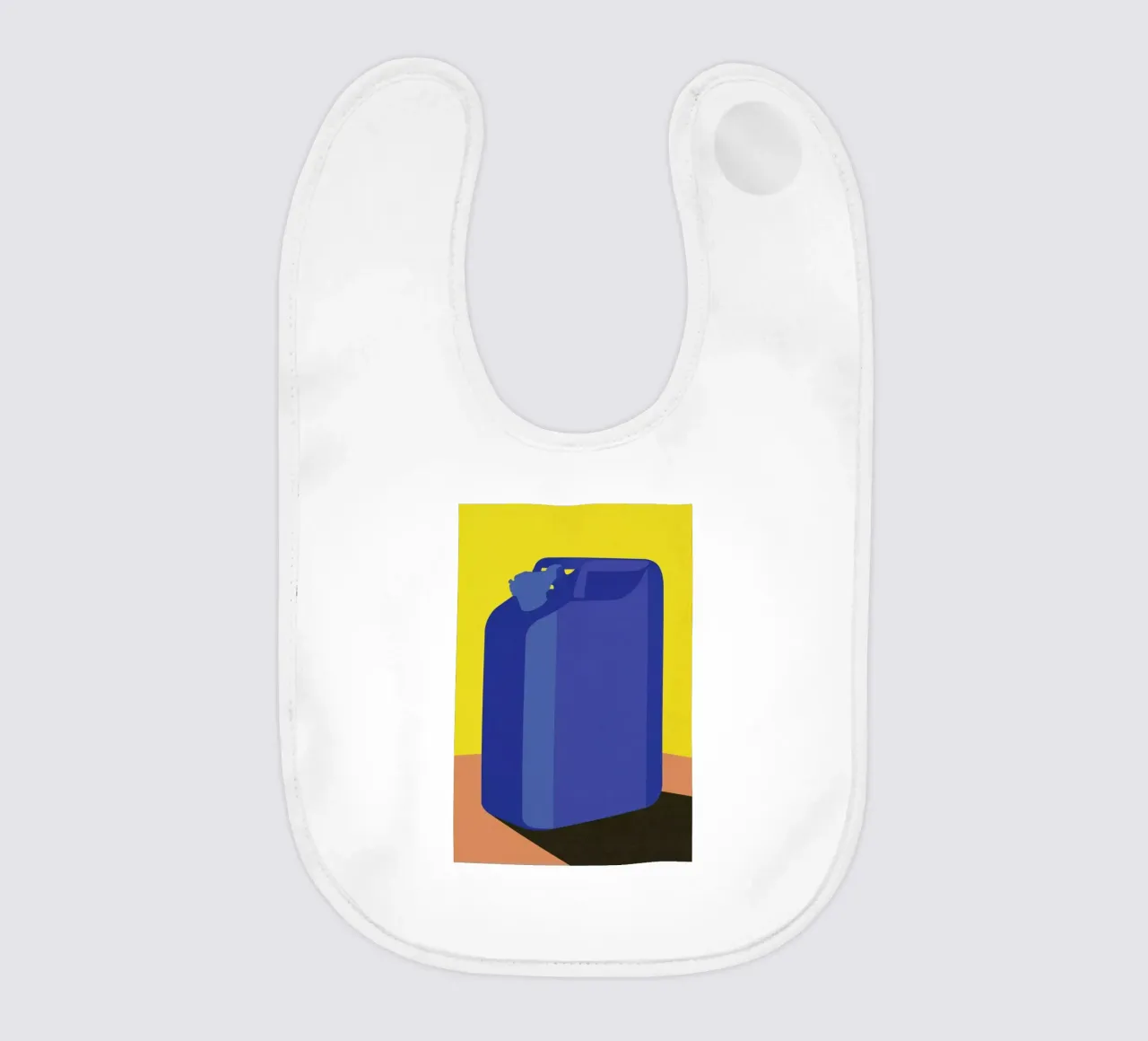 Metallkanister baby bib by Rosi Feist
