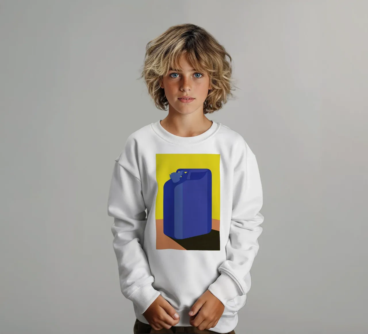 Metallkanister kids sweatshirt by Rosi Feist