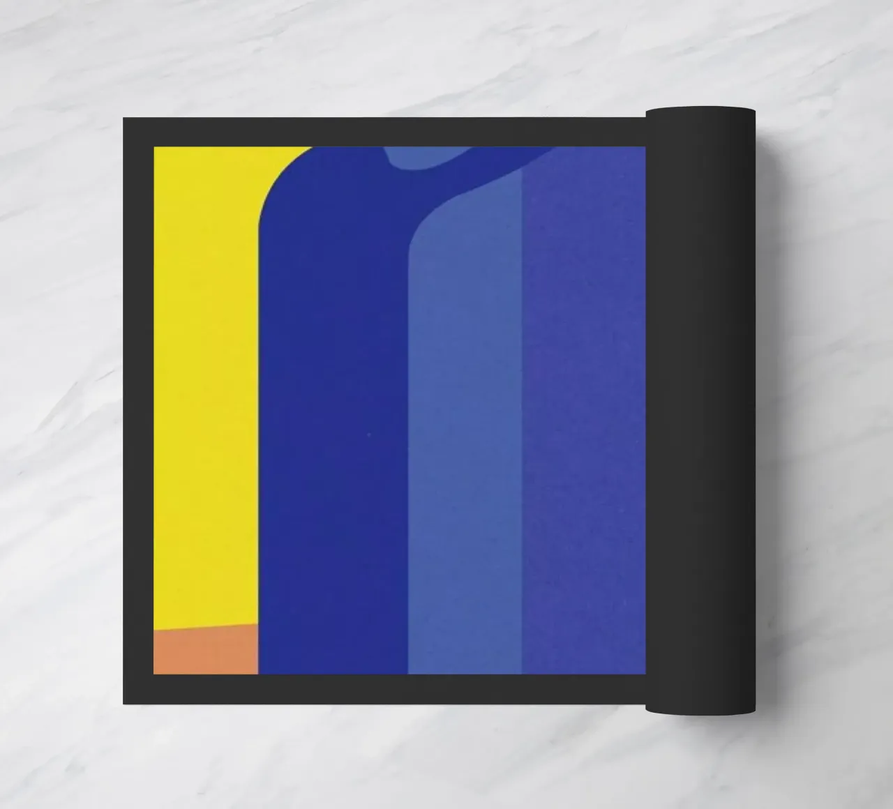 Metallkanister doormat by Rosi Feist