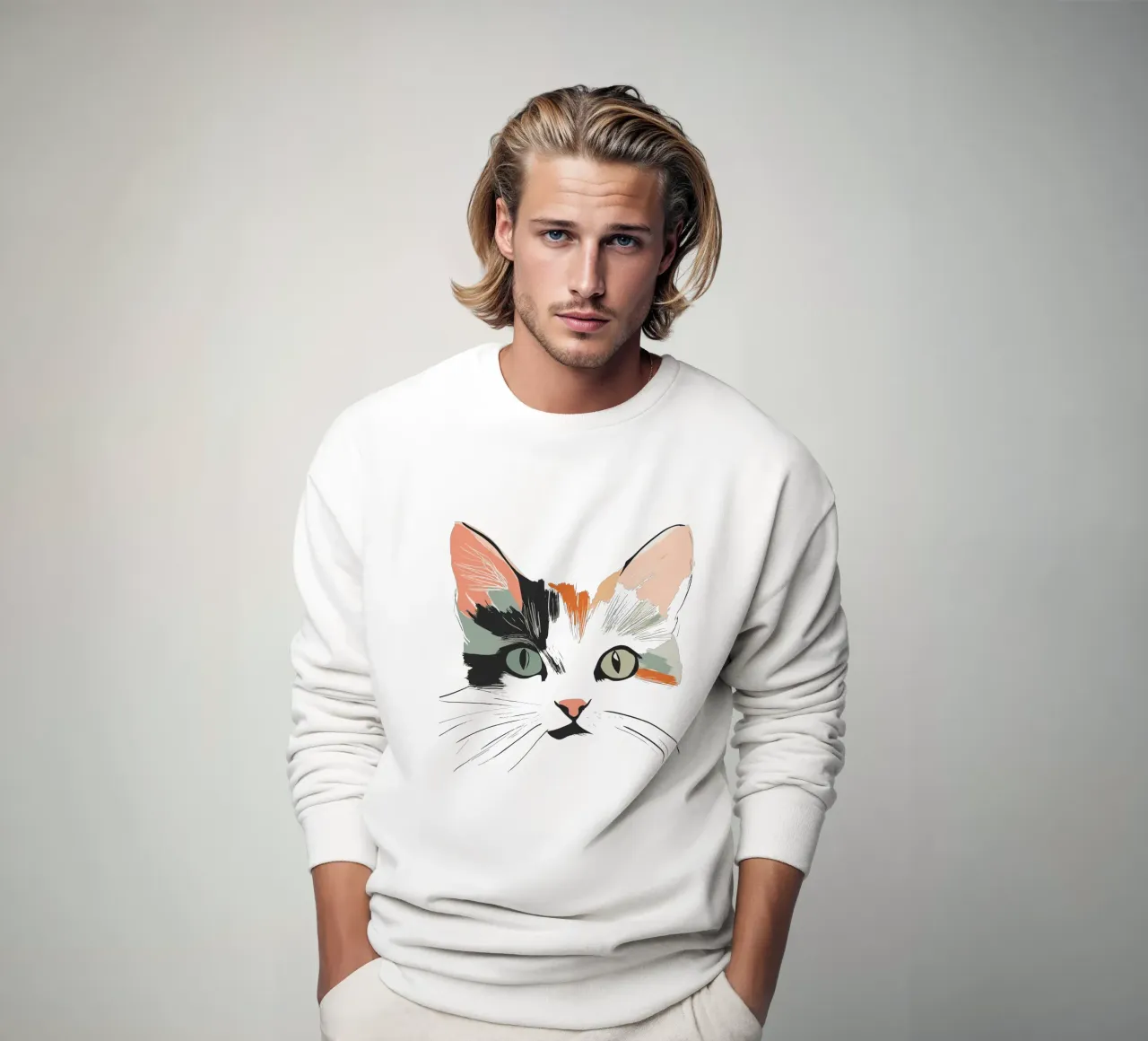 Intelligentes Gesicht Sweatshirt von LaylaOzFun