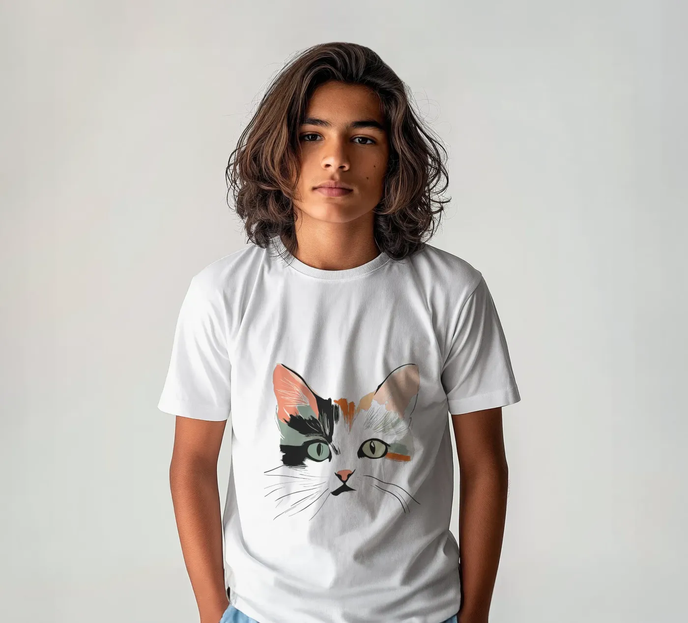 Smart face t-shirt bambini da LaylaOzFun
