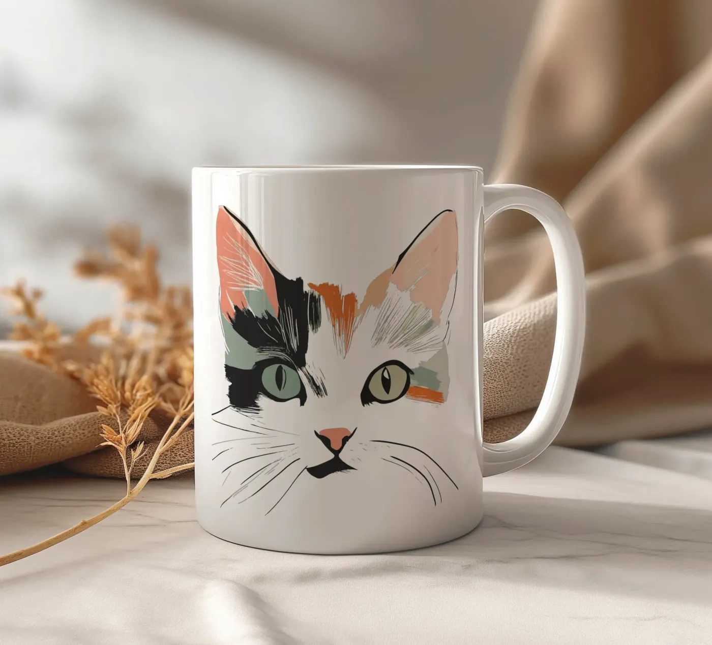 Smart face Keramik Tasse von LaylaOzFun