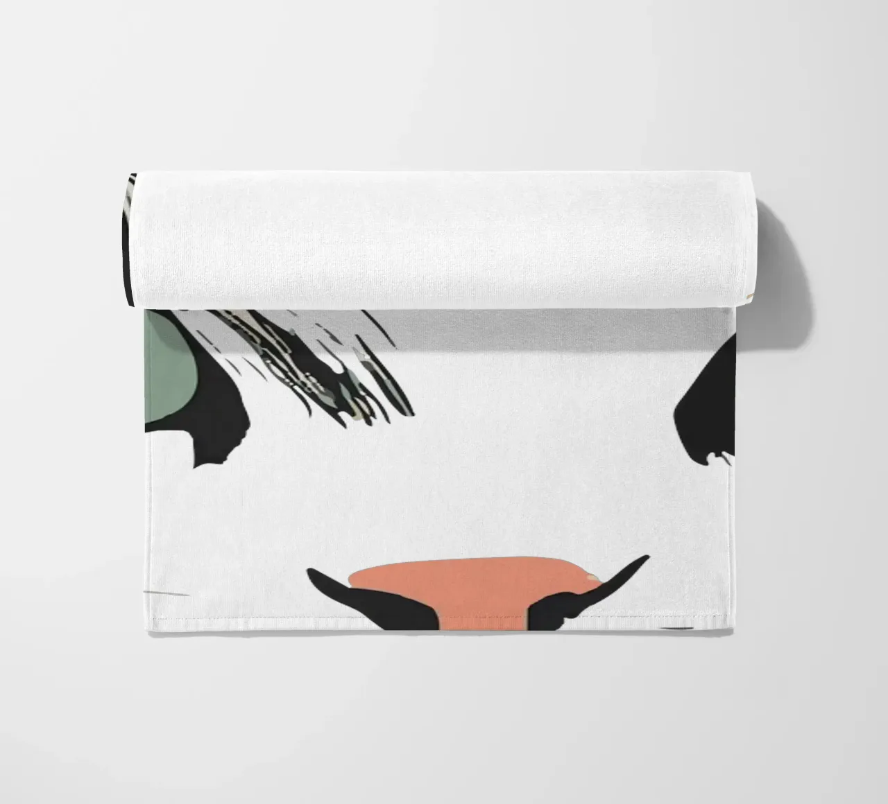 Smart face beach towel by LaylaOzFun
