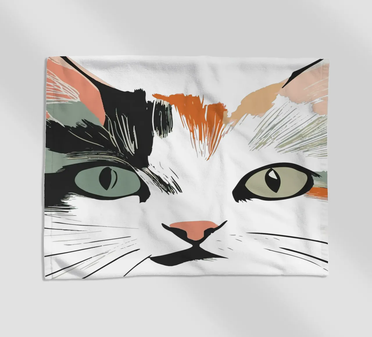 Smart face beach towel by LaylaOzFun