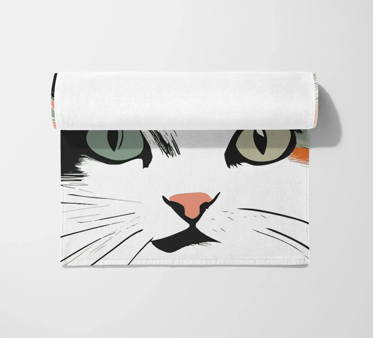 Smart face beach towel by LaylaOzFun