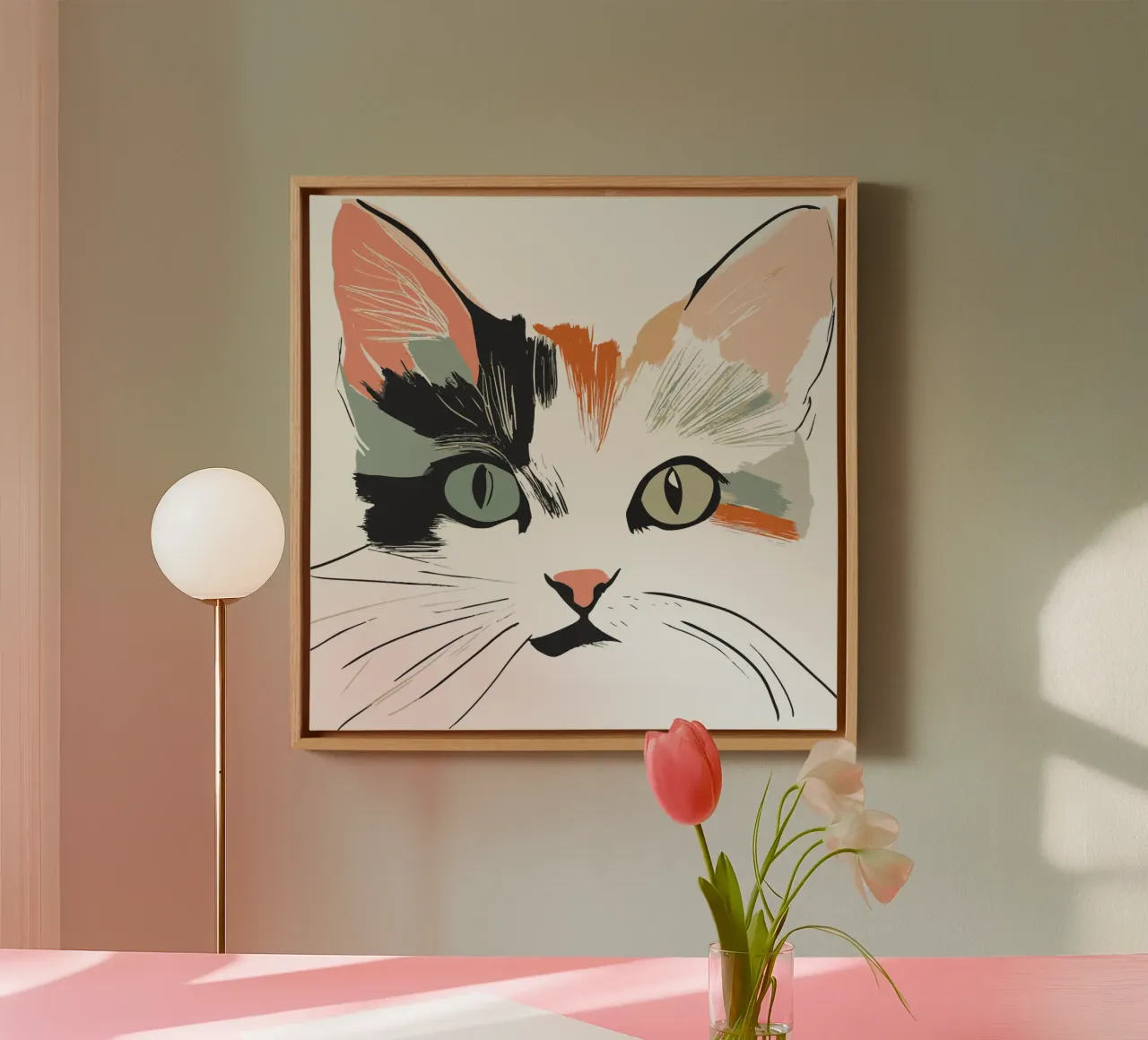 Smart face canvas with Floater frame by LaylaOzFun